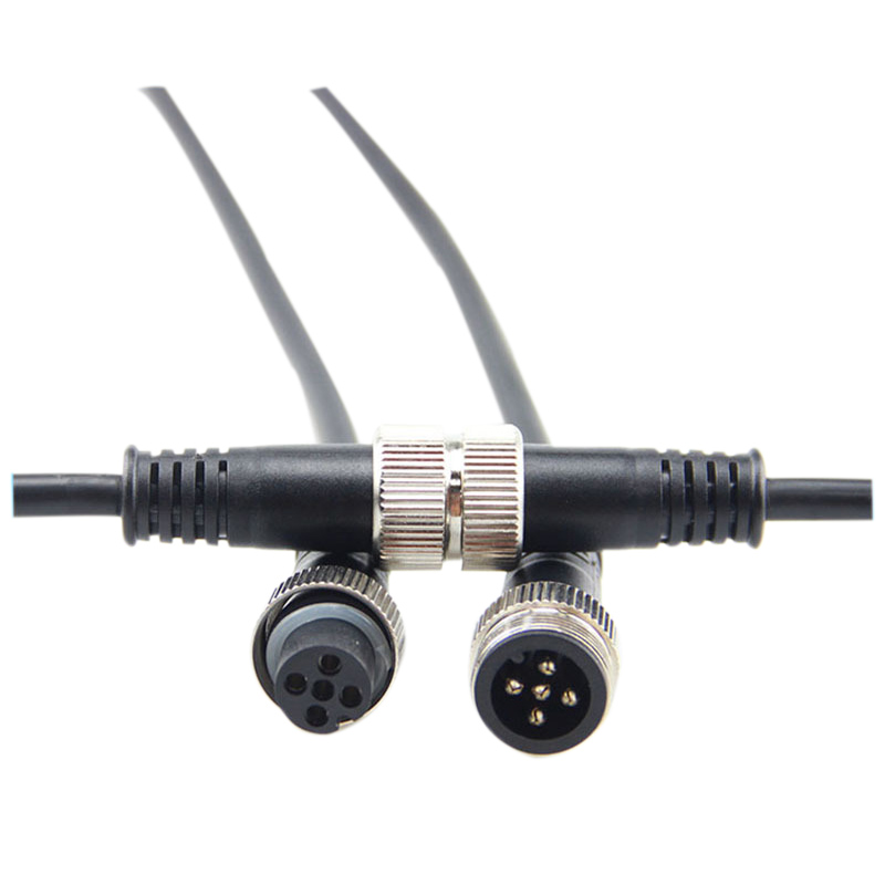 5PIN Transparent Waterproof Male And Female Plug Connector 5PIN Transparent Waterproof Male And Female Plug Connector